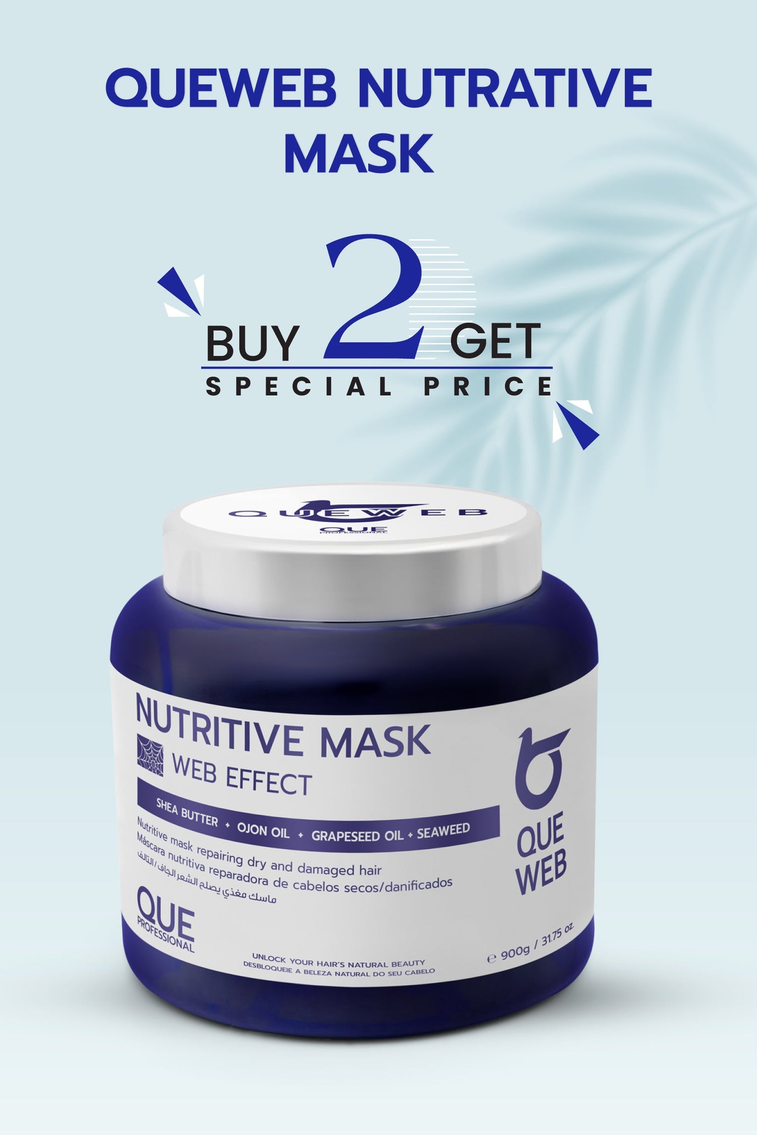 2pc QUEWEB Nutritive Mask