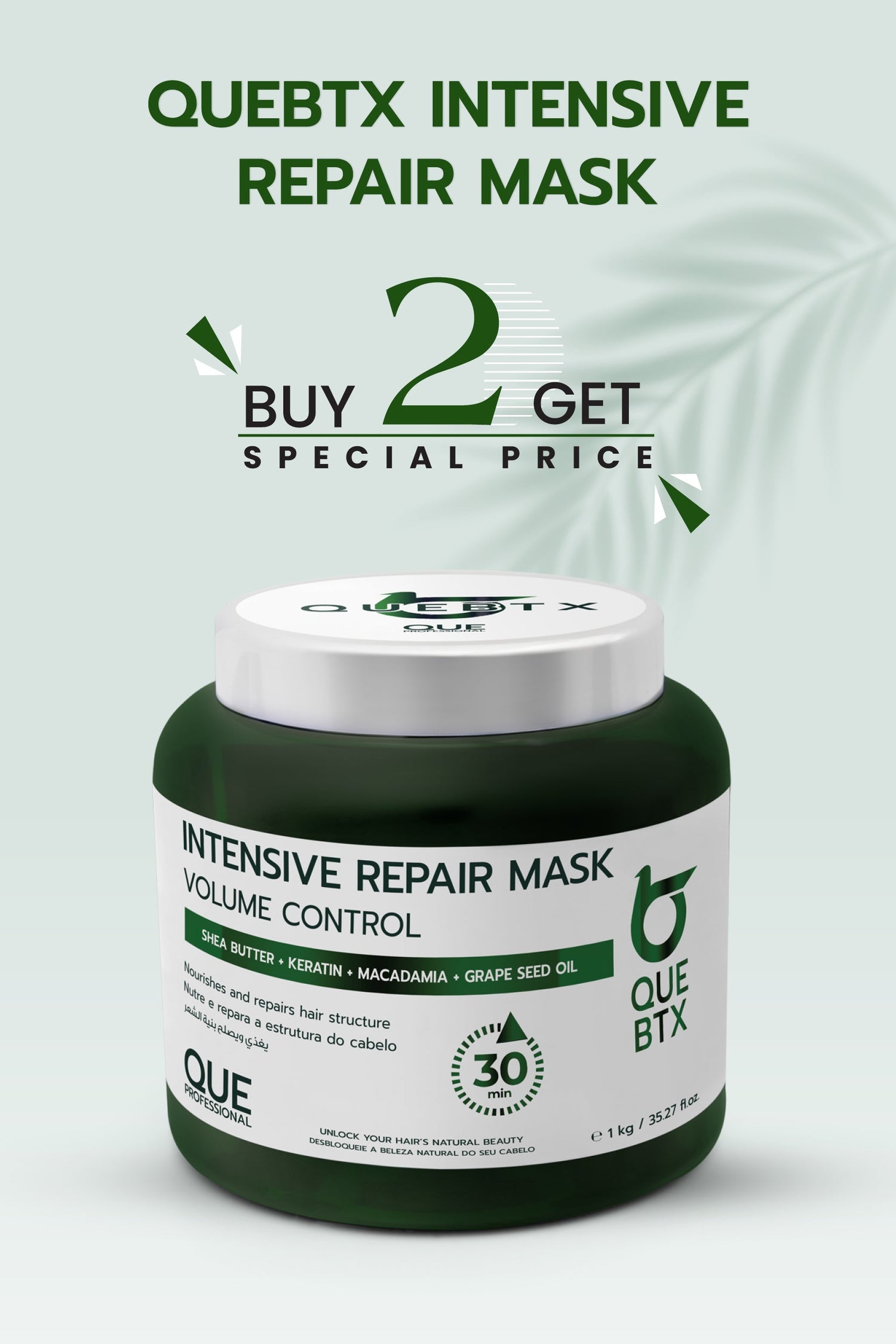 2pc QUEBTX Intensive Repair Mask