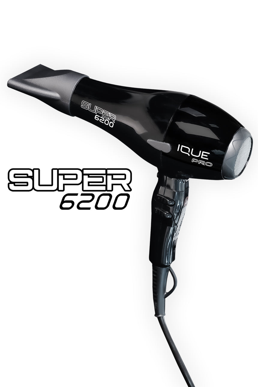 IQUE Professional Hairdryer Black SUPER 6200