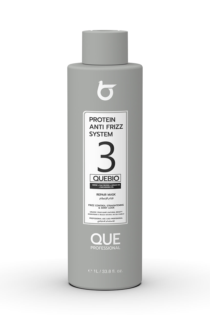 QUEBIO Protein Anti Frizz System Repair Mask 1L Step 3
